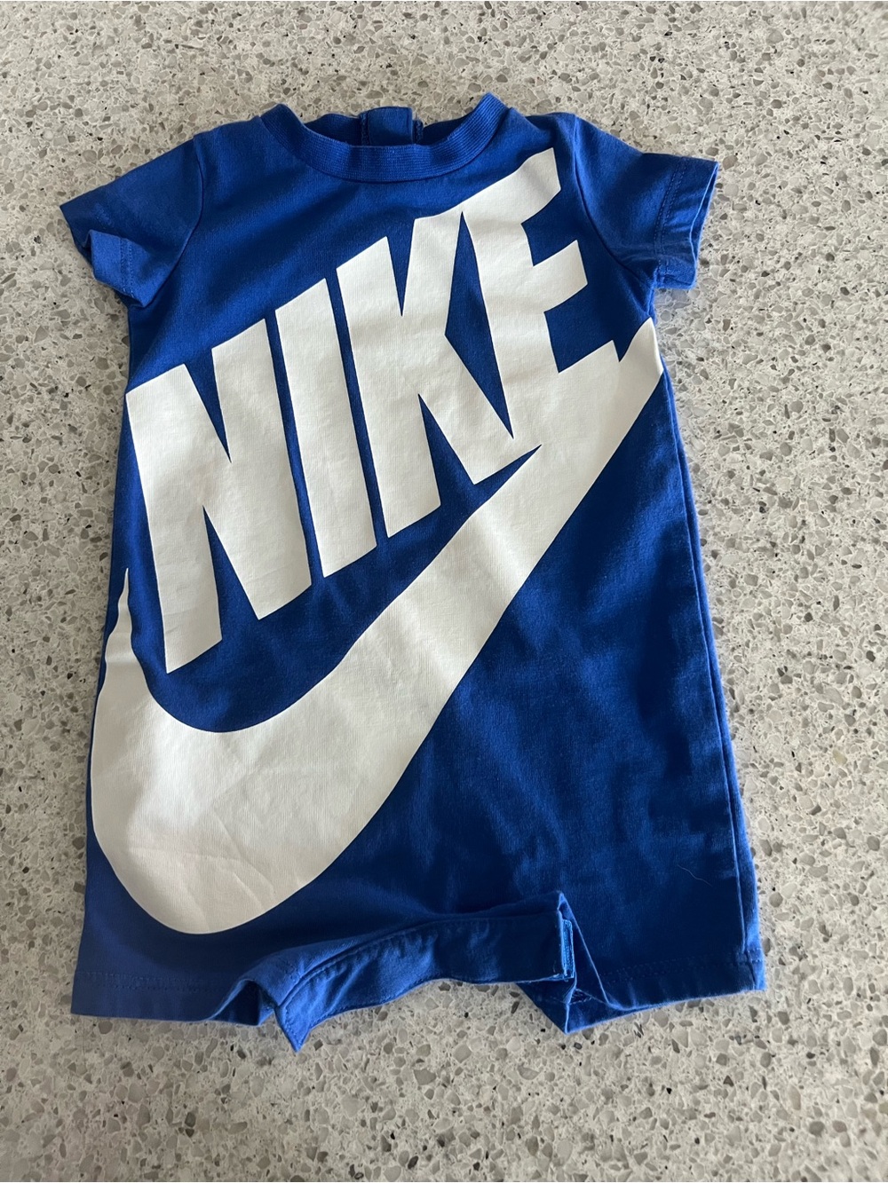Nike Royal Blue Kids Jumpsuit with Large White Swoosh